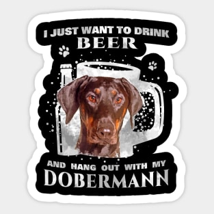 Doberman Pinscher - Dobermann Sticker